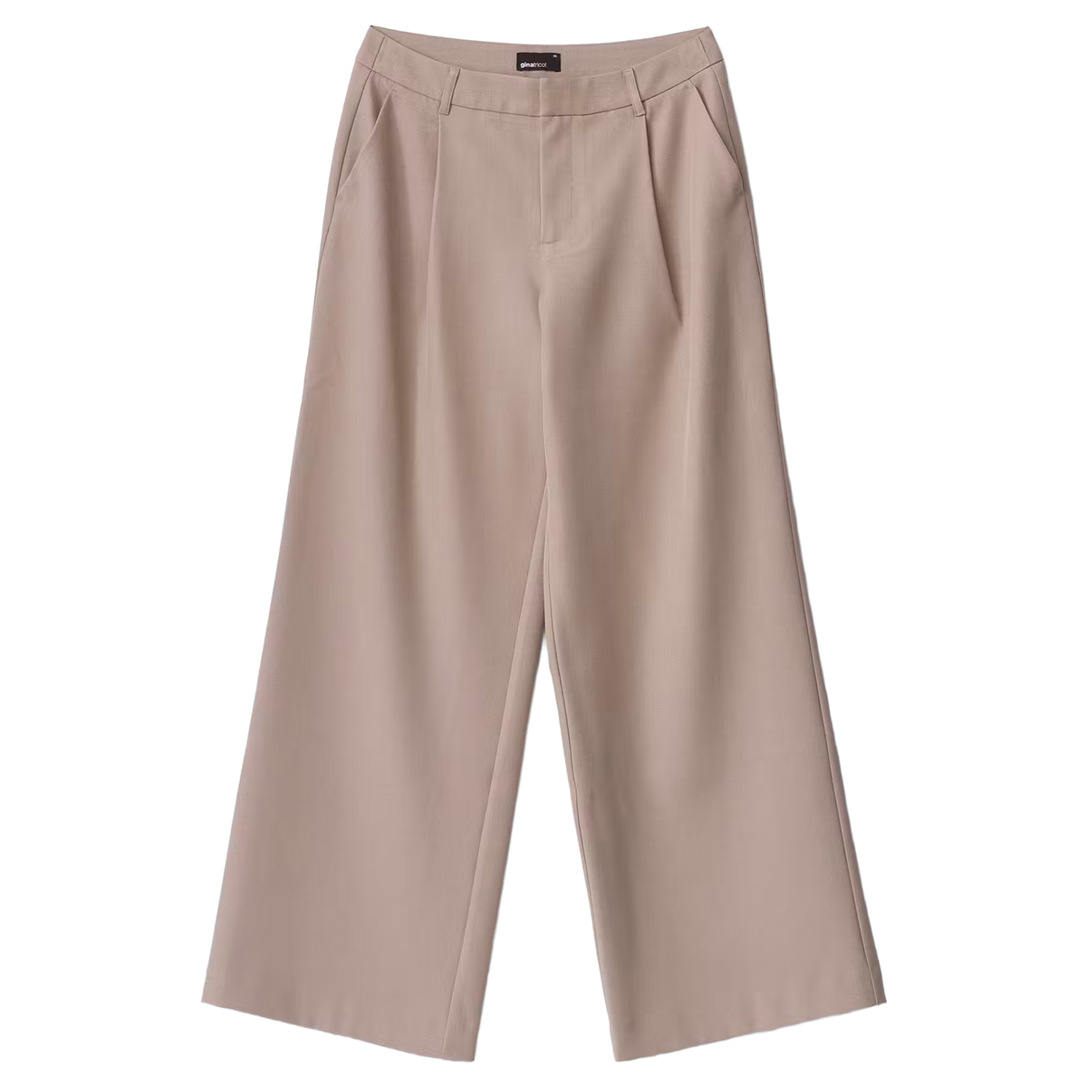 Mid Wide Pleated Trousers