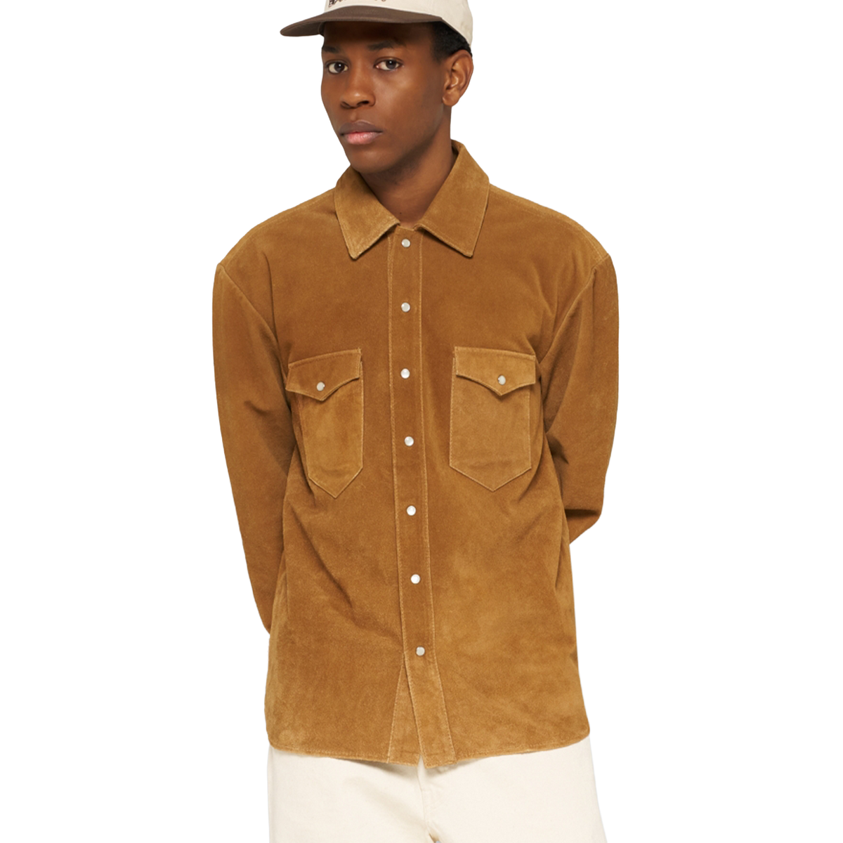 Western Suede Shirt LS
