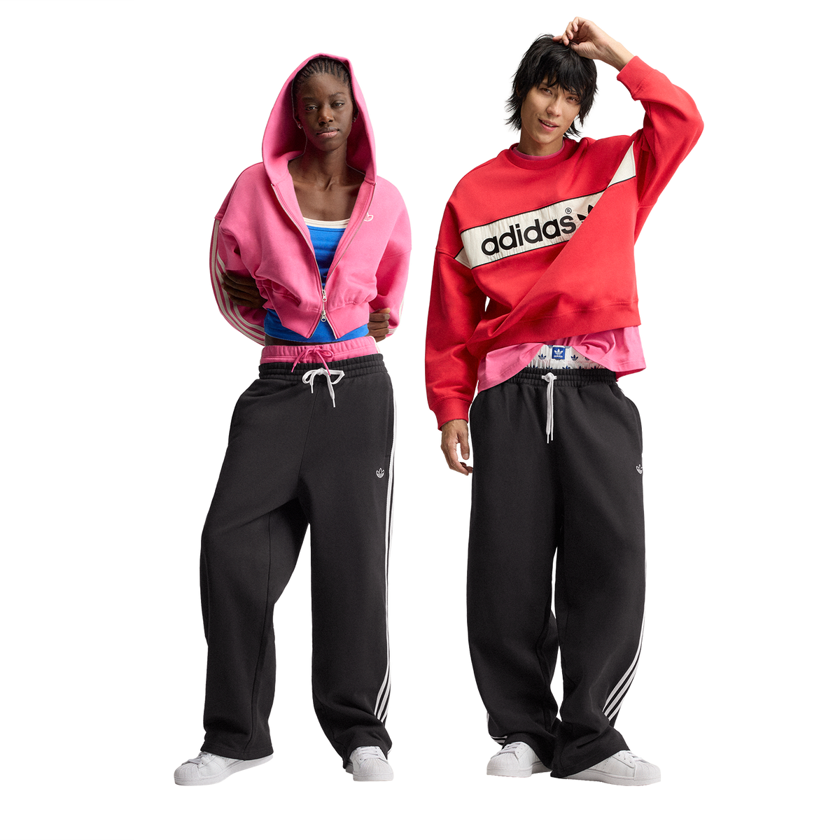 adiSignature 3 Stripes Open Hem Sweatpant