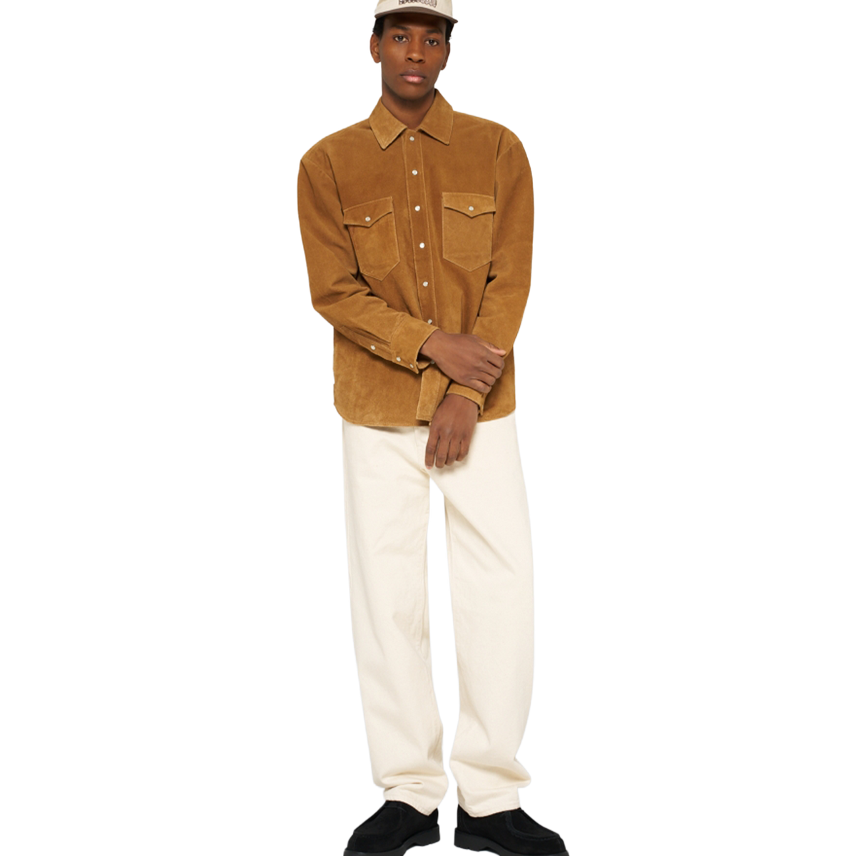 Western Suede Shirt LS