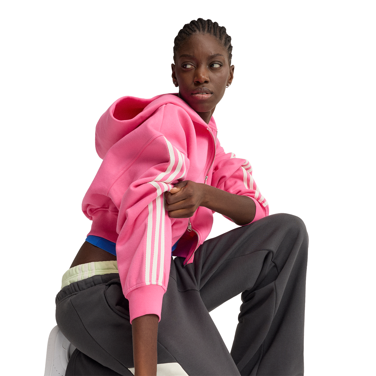 adiSignature 3 Stripes Full Zip Hoodie