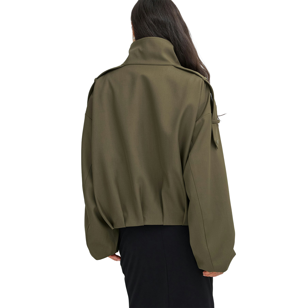 High Neck Short Jacket