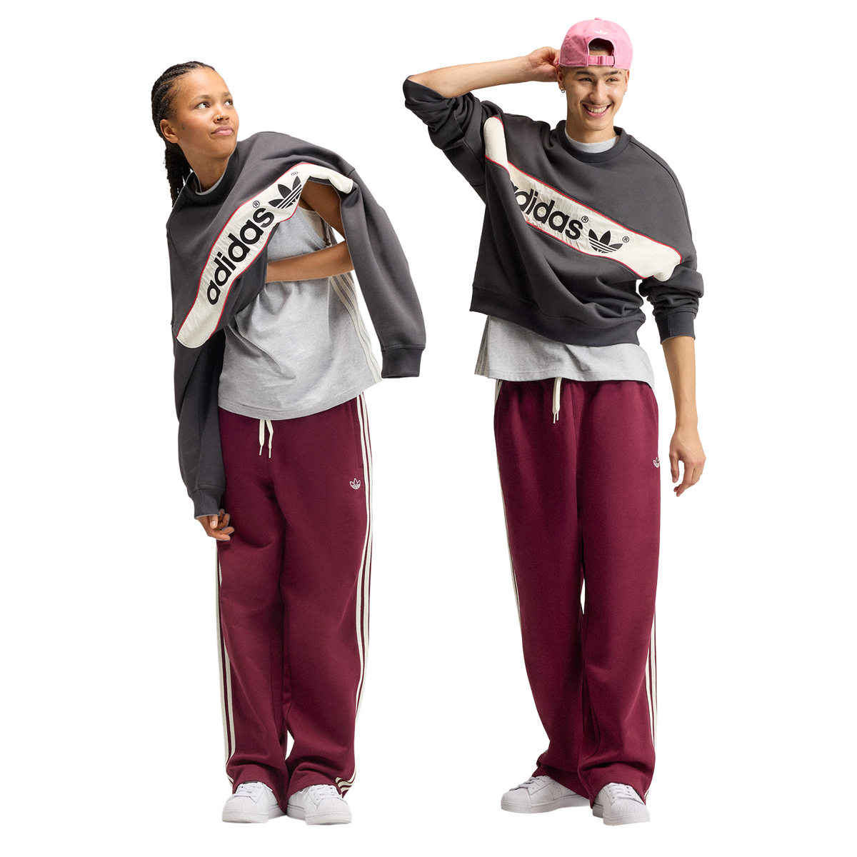 adiSignature 3 Stripes Open Hem Sweatpant