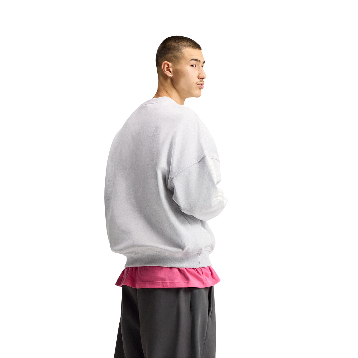 adisignature 3 Stripes Crewneck Sweatshirt
