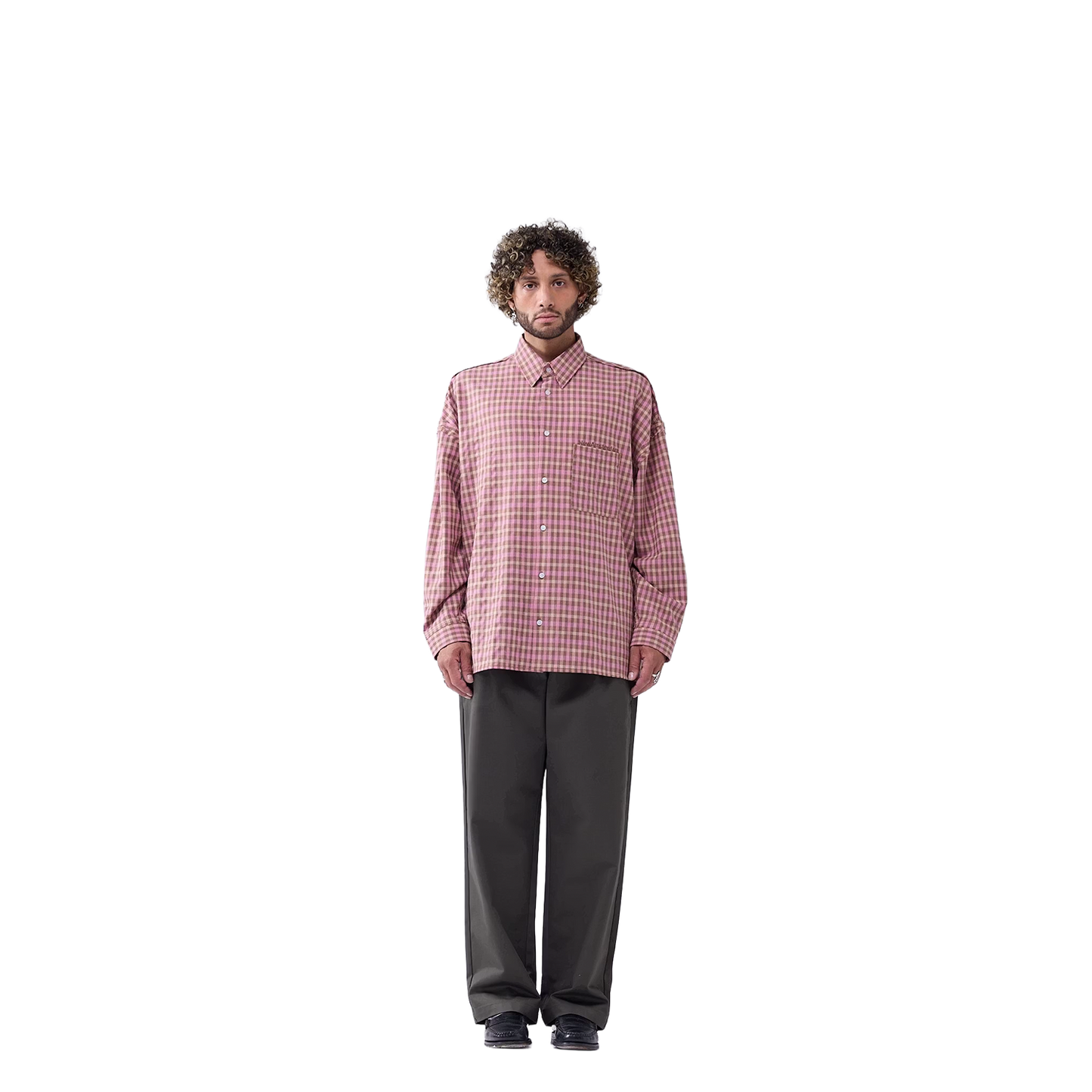 Raw Edge Fluid Shirt