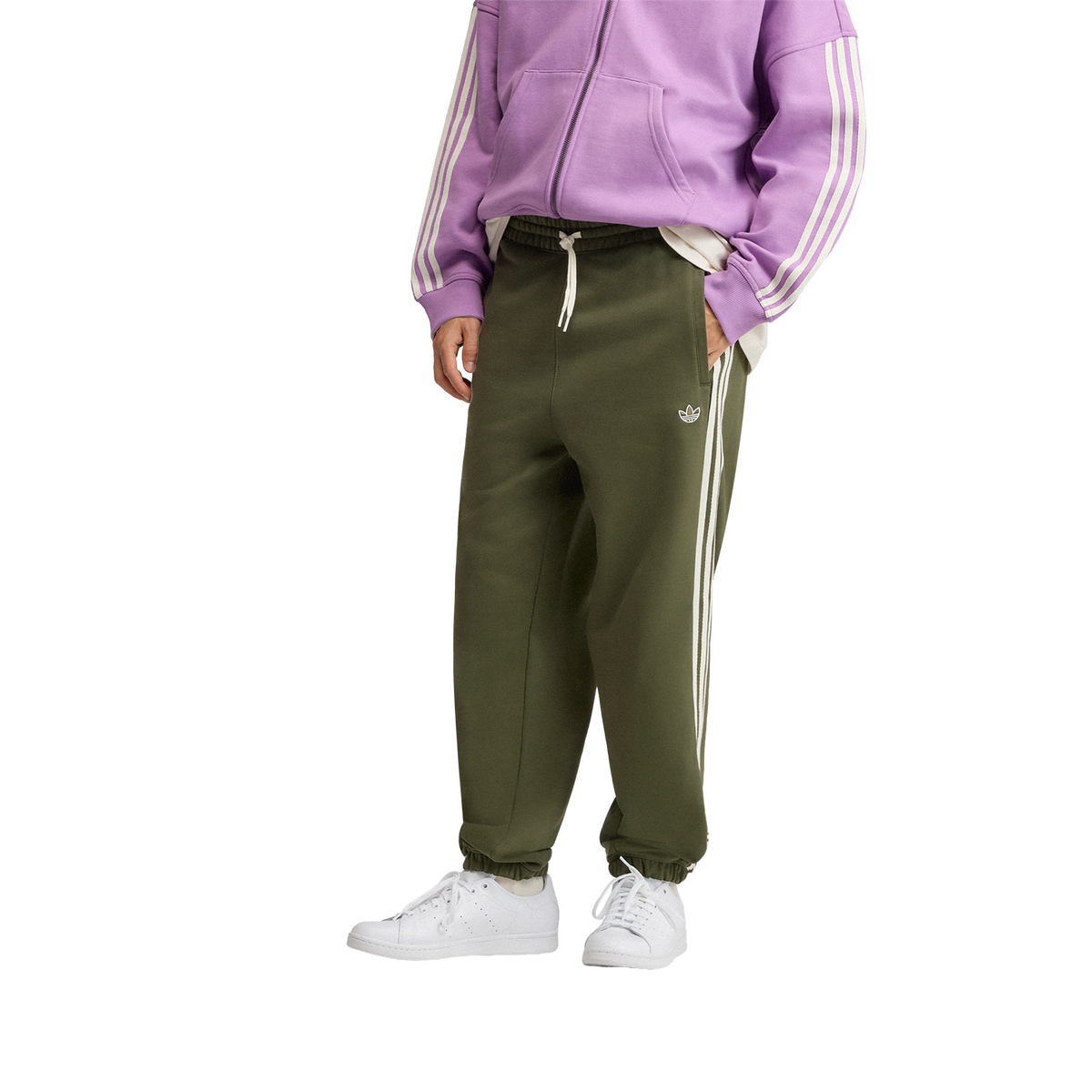 adiSignature 3 Stripes Open Hem Sweatpant
