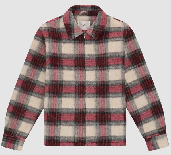 Plaid Zipper Shirt