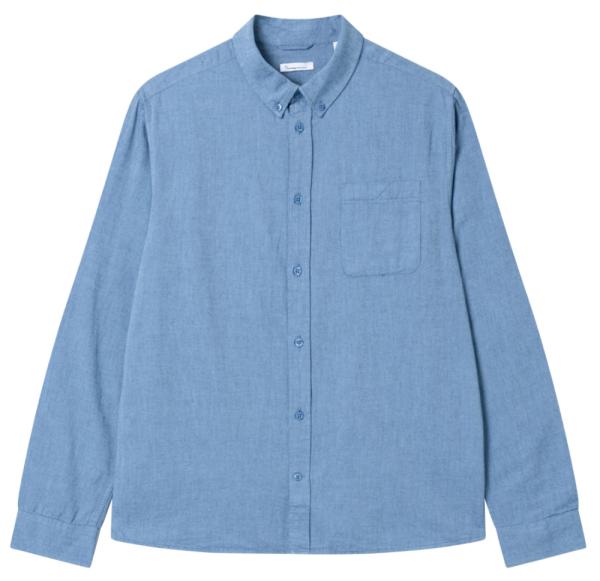 Regular Fit Melange Flannel Shirt