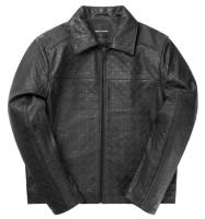 Silence Monogram Leather Jacket