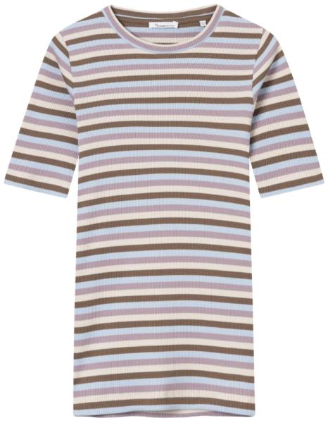 Striped Rib T-Shirt W