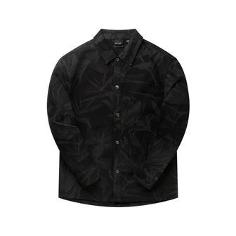 Floral Laser Denim Shirt