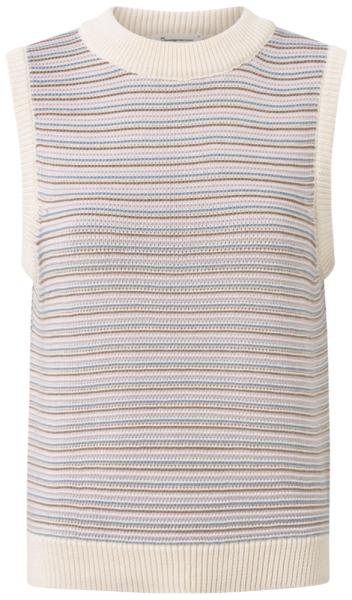 Relaxed Fit Cotton Knit Vest