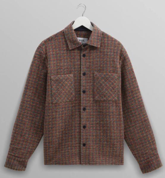 Whiting Overshirt Mini Check Fleece