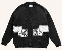 Chunky Banned Knit Cardigan