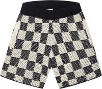 Checkered Crochet Short