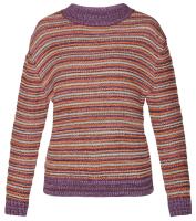 Multi Color Knitted Crew Neck