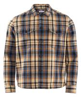 Earth Colors Checked Overshirt