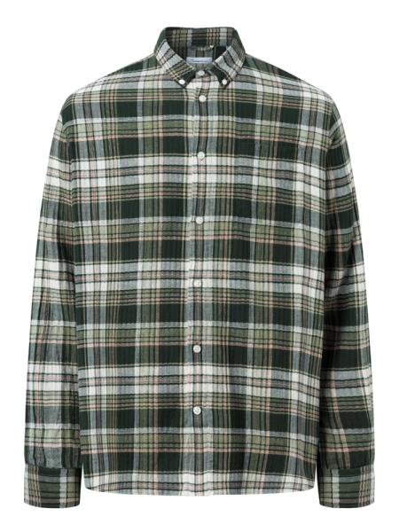 Relaxed Structured Checkered Shirt