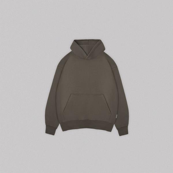 Relaxed Loopback Hoodie Blank