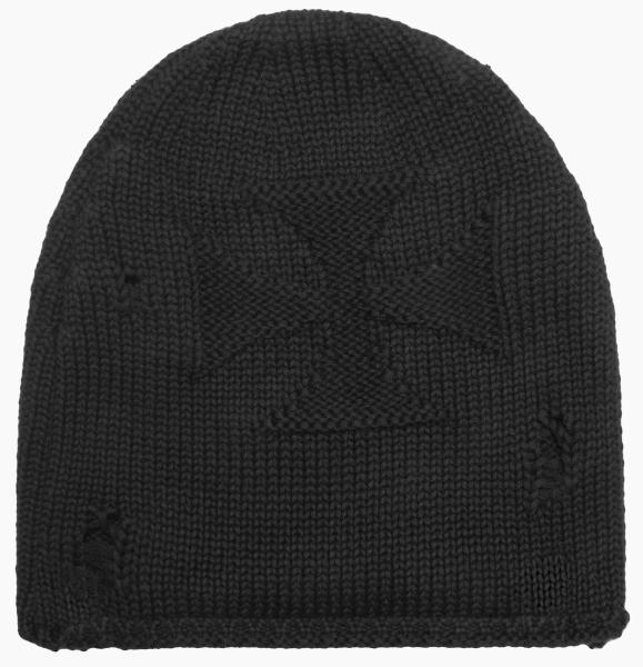 Mono Cross Folded Beanie