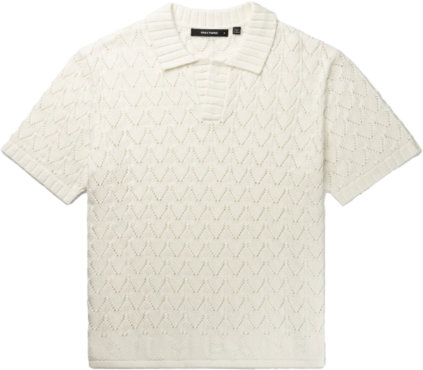 Yinka Relaxed Knit Sweater Polo