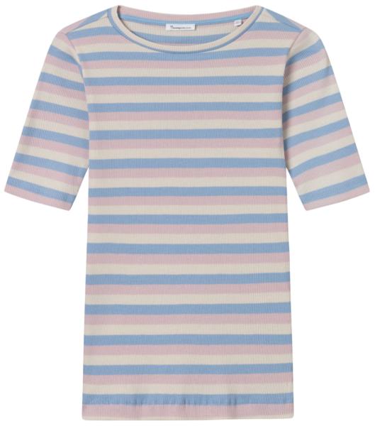 Striped Rib T-Shirt W