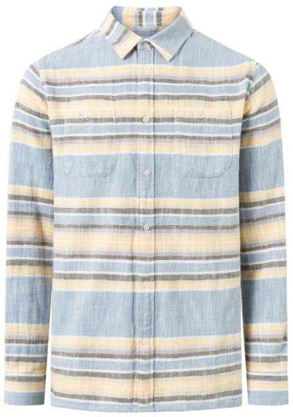 Custom Fit Horisontal Striped Shirt