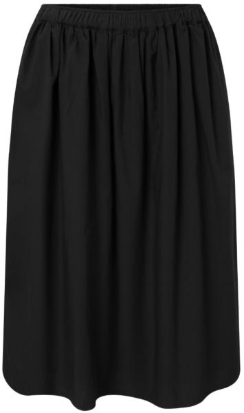 Poplin Elastic Waist Skirt W